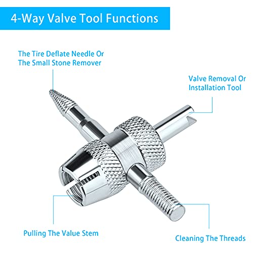 Valve Stem Removal Tool, Valve Cores, 4Way Valve Tool Pricepulse