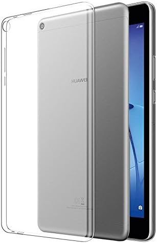 Delhisalesmart TM Luxury Flexible Silicone Tpu Soft Back Case Cover For Huawei Honor Mediapad T3 8 Inches-Transparent