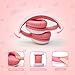 Kids Headphones, LOBKIN Wired Headphones for Kids, Cat Ear LED Light Up Adjustable Headband, Stereo Sound Headsets Childrens Headphones on Ear (Pink)