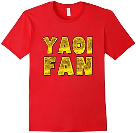 Mens Yaoi fan shirt Medium Red