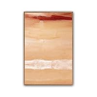 Framed Canvas Wall Art Abstract Color Block Canvas Prints Home Artwork Decoration for Living Room,Bedroom - 16x24 inches