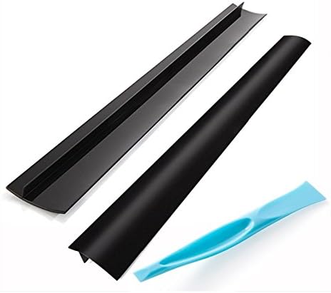 Amazon Com 2 X Silicone Stove Gap Cover Counter Top Stove Fills