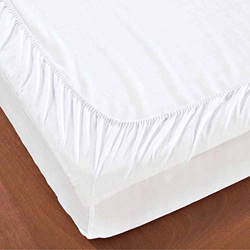 Jogo de Cama Queen Percal 400 Fios Ponto Palito 04 Peças, Antiácaro, Anti-pilling com Toque Macio - Branco