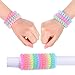 Spiral Hair Ties 12pcs Hair Bands Scrunchies for hair and girls Sports hair ties Suitable for All Hair Types 6 Candy Colors 2pcs/Color