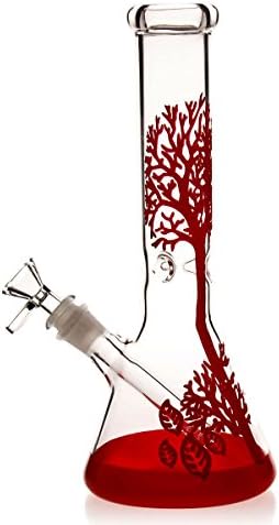 MAOYOHA 27cm Glass Filter 460g Red Glass Bottle (3)
