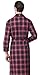 D.TopWarm Men's Spa Classic Pajamas Plaid Cotton & Linen Flannel Long Robes SYH1