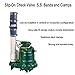 Hydro Master Plastic Sump Pump Check Valve with Stainless Steel Clamps 2 inch