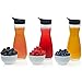 Libbey Make Your Own Mimosa Bar Set with 3 Carafes with Lids and 3 Garnish Bowls