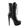 LISHAN-Womens-Mid-Calf-Platform-Boots-Lace-Up-Stiletto-High-Heel-Punk-Motorcycle-Sexy-Ankle-Booties