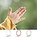 Zollen 12 Packs Silicone Wedding Rings for Women, Thin Braided Rubber Wedding Bands Stackable Ring, Hypoallergenic Silicone