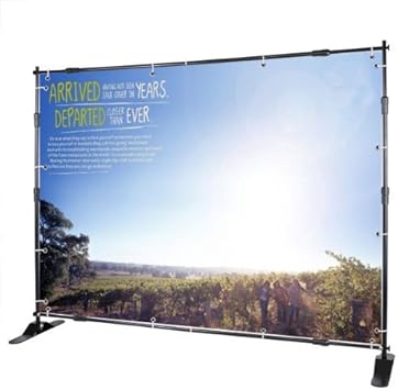 Amazon Com 8 Jumbo Telescopic Trade Show Adjustable Banner