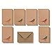 Best Paper Greetings Blank Note Cards with Bird Design - 4 x 6 In, Brown, 36-Pack, Rustic - Kraft Paper Notecards & Envelopes