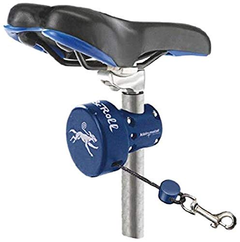 Hartje Kleinmetall Fahrradzubehör Dog & Roll, automatische Hundeleine für das Fahrrad, Blue, UNI