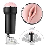 LEPO Masturbation Cup Male Masturbators Realistic Vagina Pocket Pussy Adult Toy 