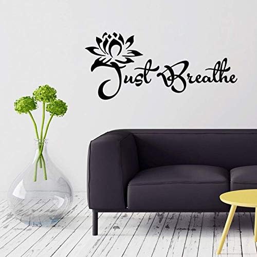 Yiyitop Vinilo Creativo Etiqueta De La Pared Cita Yoga Relajante