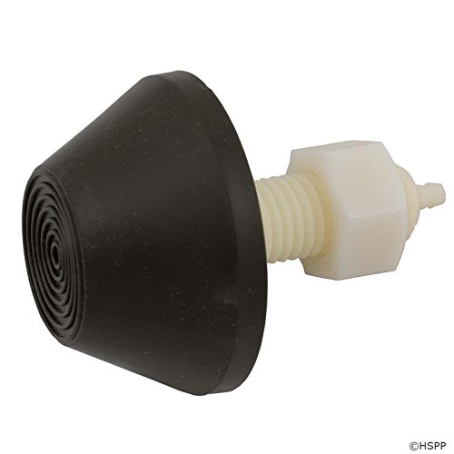 Air Button, Tecmark, Raised Cone, 7/8"hs, 2-3/4"fd, Brown