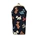 Signare Tapestry Glasses Case for Women Eyeglass Pouch With Playful Puppy (GPCH-PUPPY)