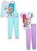 Nickelodeon Little Girls 4-Piece Pajama Set, Shimmer & Shine-Gemtones