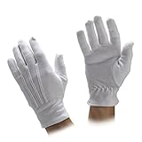 White or Black Cotton Gloves-sold By Dozen Pair