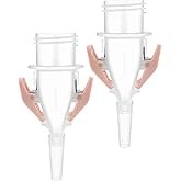 Maymom 3rd Generation Narrow Neck Breastmilk Storage Bag Adapters Compatible with Medela Pumps (All), Selected Ameda Pumps to
