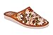 Womens comfort slippers flax, linning leather, sole cork, closed or open toe ladies slipper