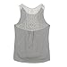 Mosunx(TM) Sexy Women Lace Vest Top Sleeveless Blouse Fashion Tank Tops T-Shirt (XXXL, Gray)