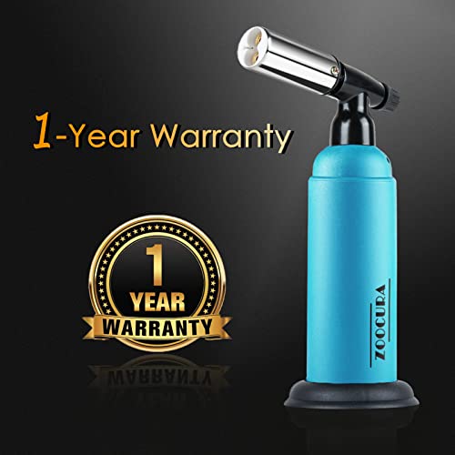 Zoocura Big Butane Torch, Adjustable Double Flames Blow Torch