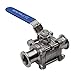 KF-25-Vacuum Ball Valve- For Dairy products -Cosmetics-Food and Chemical fields