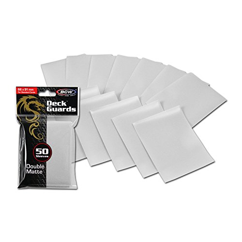 image for BCW 1000 Double Matte Deck Guard Sleeves for Collectable Gaming Cards 