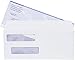 550 SELF Seal Double Window Security Envelopes - Designed for QuickBooks Checks, Business Checks, and Computer Checks - Security Tinted - Peel & Seal - 3 5/8” x 8 11/16” - 24 LB (NOT for INVOICES)