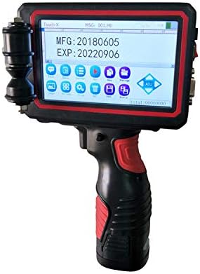 ALRY Portable Handheld Inkjet Printer, Code Printer, Label Printer LED Screen Display Encoder Marker Date Encoder Label, Etc