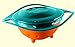 Aomeiter Gyro Bowl- Spill Resistant Kids Gyroscopic Bowl with Lid Non Spill Bowl Pink