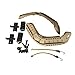 H World Shopping Airsoft Paintball Military Side Rail Set Guide Accessories for MICH Helmet (DE)