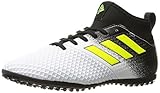 adidas Boys' Ace Tango 17.3 TF J Soccer Shoe, White/Solar Yellow/Black, 2.5 Medium US Little Kid