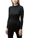 Tesla TM-XUT32-KLB_Medium Women's Wintergear Compression Baselayer Long Shirt XUT32