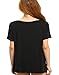 ROMWE Women's Loose Tee Short Sleeve V Neck T-shirt Casual Top