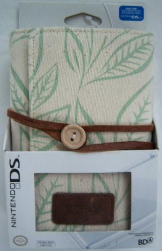 Nintendo DS Lite Natural Cotton Organizer - Green Leaf
