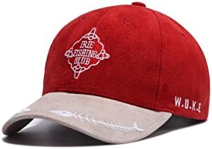Fishing Cap, Adult/Unisex Fishing Club Fish On Embroidery Curved Brim, Outdoor Recreation Adjustable Fishing Fan Hat