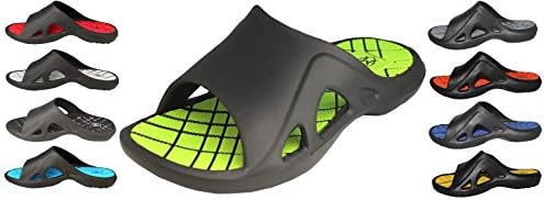 Greg Michaels Mens Flip Flops Slide Slippers - Sport Comfortable for Home Beach Walking Light Weight