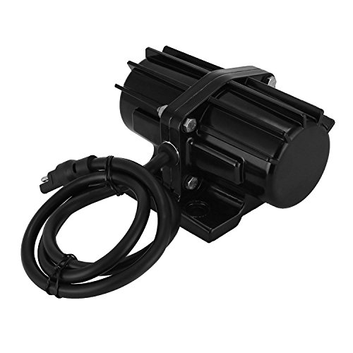 Happybuy 80LB Vibrator Motor Salt And Sand Spreader for Snow Plough 12V DC (black)
