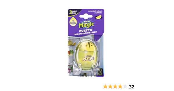 Mister Magic Ovetto LIMON Absorve Olores Frigorífico 56 gr ...