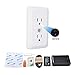 Mini Nanny Cam 15 Days Long Standby Electrical Outle Camera Hidden Video Recorder 16GB self Loop Record Hidden Security Camera with PIR Sensor Motion Detection