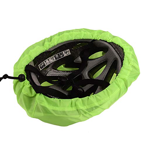 JVSISM Reflective Bike Helmet Cover High Visibility Waterproof Bicycle Helmet Rain Cover MTB Road Bicycle Ride Gear