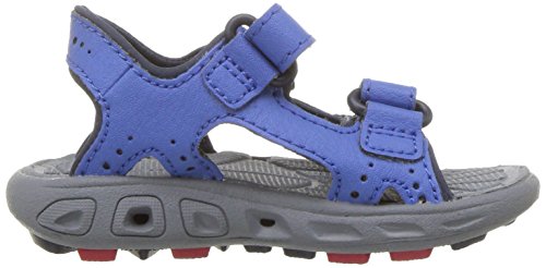 Columbia Baby Techsun Vent Sport Sandal, Stormy Blue, Mountain Red, 7 Regular US Toddler