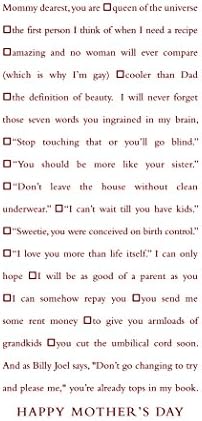 Quiplip QL18PCK Mother's Day Greeting Cards