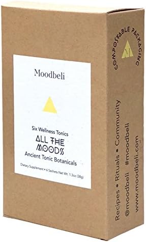 Moodbeli - Organic All The Moods Set (Six Travel-Size Tonics)