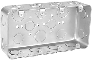 GARVIN 2-1/8 Inch Deep Four Gang Multi Device Switch Box-1 per case