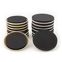 Furniture Moving Kit - Set of 16 Furniture Sliders, Coasters for Carpet and Hardwood, Tile Floor