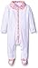 ABSORBA Baby Girls' Floral Footie