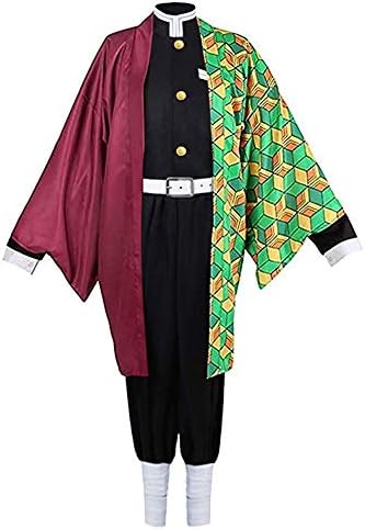 COSEASY Demon Slayer Tomioka Giyuu Uniform Cosplay Costome Halloween Kimono Suit
